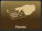 Remote menu button