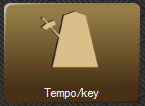 Temp/Transposition menu button