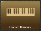 Recording library menu button